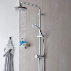 Grohe New Tempesta Sistem 200 Duvar Bağlantılı, Divertörlü Duş Sistemi - 27389002