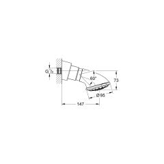 Grohe Relexa 5 Fonksiyonlu Duş Başlığı - 27062000