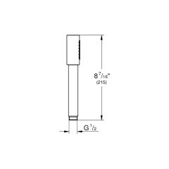Grohe El Duşu 1 Akışlı Sena Stick Cool Sunrise - 26465GL0