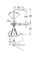 Grohe Minta Tek kumandalı eviye bataryası - 30274AL0