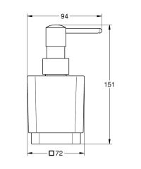 Grohe Selection Cube Sıvı Sabunluk - 40805000
