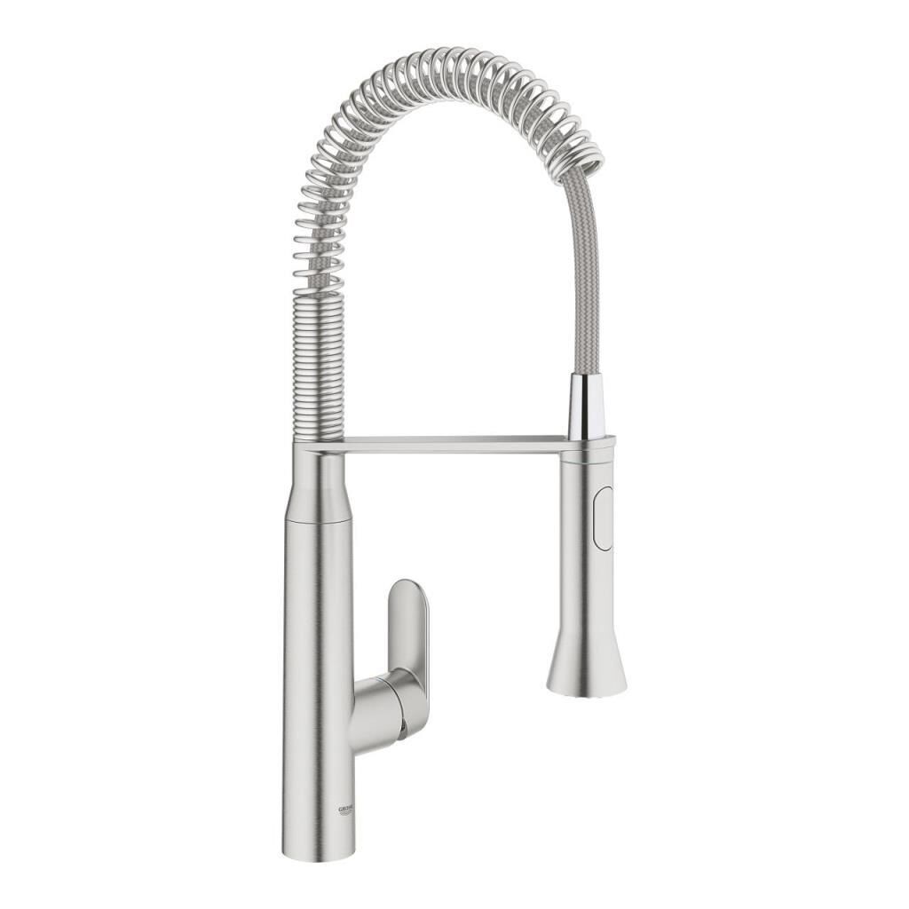 Grohe K7 Tek Kumandalı Eviye Bataryası Çelik 31379Dc0
