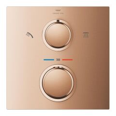 Grohe 2 YOLLU BAŞ DUŞU/EL DUŞU İLE GİZLİ MONTAJ İÇİN ALLURE TERMOSTATIK - 29181DL2