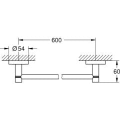 Grohe Essentials Havluluk 40366DL1