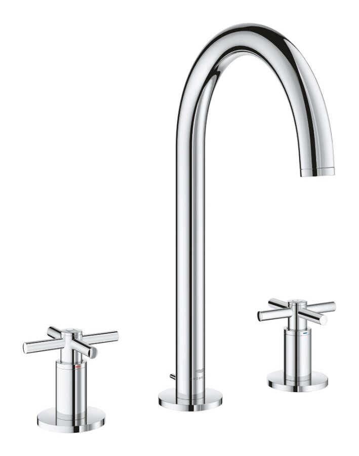 Grohe Atrio 3 delikli lavabo bataryası L-Boyut - 20643000