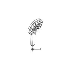 Grohe RAİNSHOWER SMARTACTİVE 130 EL DUŞU 3 AKIŞLI - 26574A00