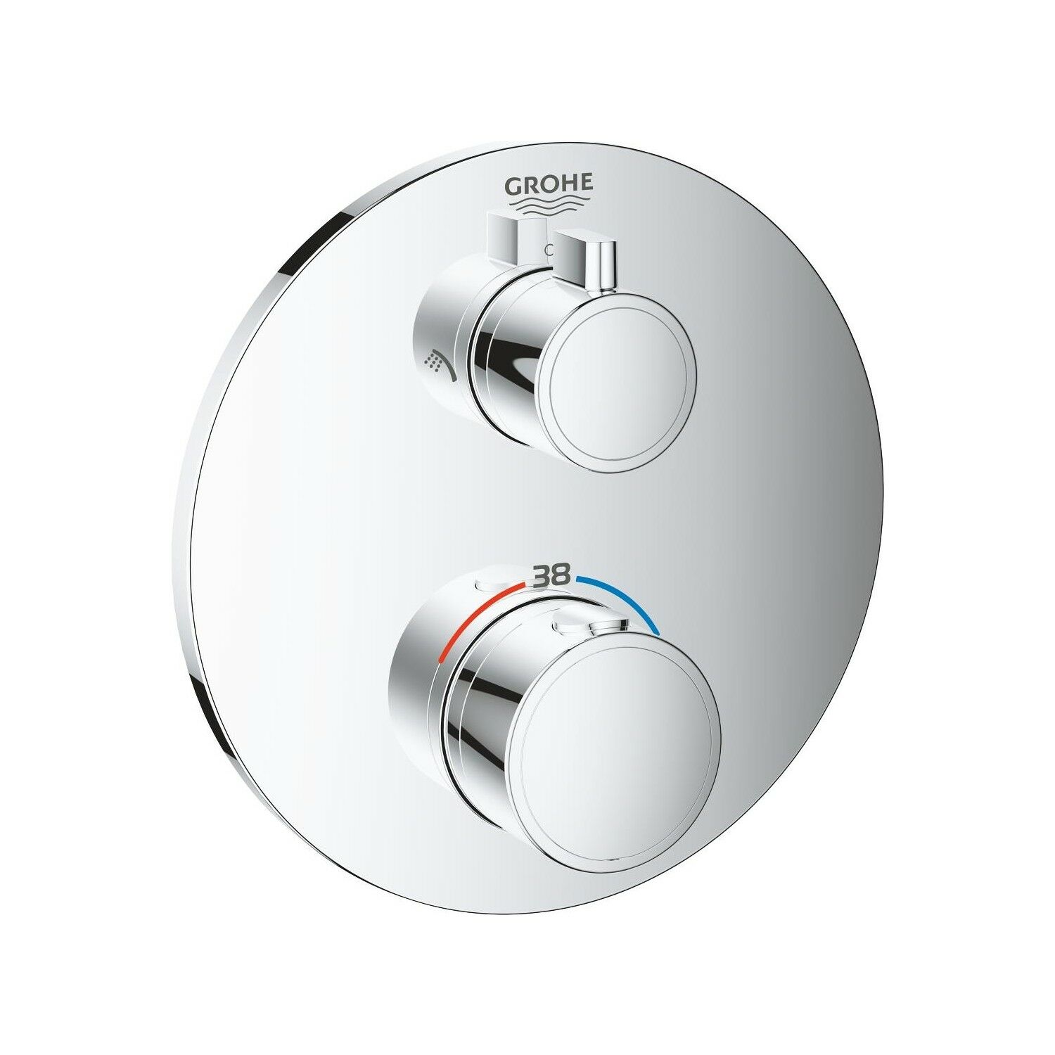 Grohe Grohtherm Termostatik Banyo Duş Bataryası 2 çıkışlı divertörlü- 24076000