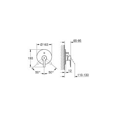 Grohe Lineare New Ankastre Banyo/Duş Bataryası - 19297DC1
