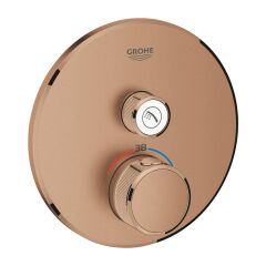 GROHTHERM SMARTCONTROL TEK VALFLİ AKIŞ KONTROLLÜ, ANKASTRE TERMOSTATİK DUŞ BATARYASI - 29118DL0