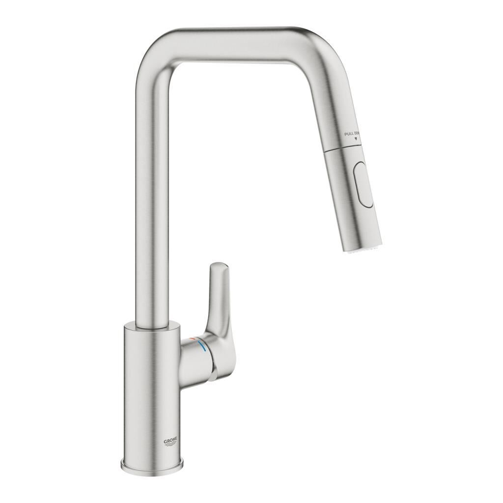 Grohe Eurosmart Eviye Bataryası Çelik Gövde - 30619DC0