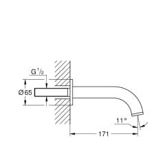 Grohe Atrio Çıkış Ucu - 13139DA3