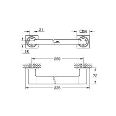Grohe Allure Tutamak - 40955001