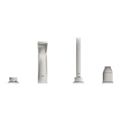 Grohe ALLURE BRİLLİANT DÖRT DELİKLİ KÜVET BATARYASI - 19787DC1