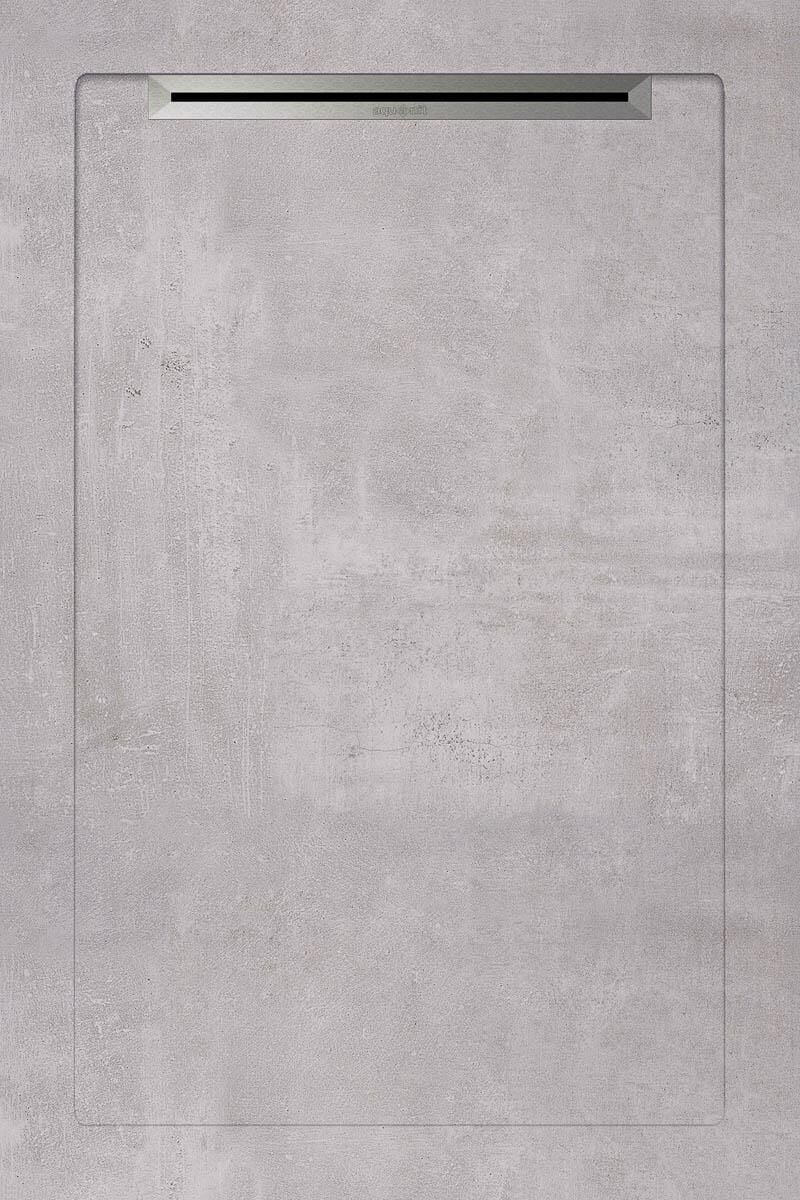 Aquanit 80*120 BETON GRI SLOPE LINE+SIFON