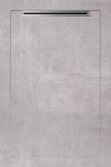 Aquanit 80*120 BETON GRI SLOPE LINE+SIFON