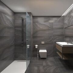 Aquanit 80*120 BEYAZ SLOPE LINE+SIFON