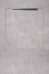 Aquanit 90*135 BETON GRI SLOPE LINE+SIFON