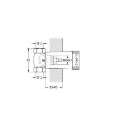 Grohe Ankastre Stop Valf İçin İç Gövde 1 2'' - 29811000