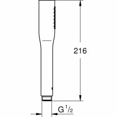 Grohe Euphoria Cosmopolitan El Duşu Hard Graphite - 27400A00