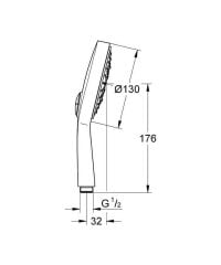 Grohe Power&Soul El Duşu - 27664000