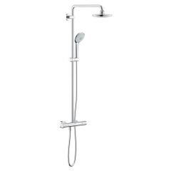 Grohe Euphoria Sistem Duvara Monte Termostatik Bataryalı Duş Sistemi - 27296001