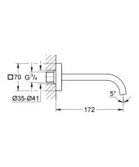 Grohe Allure Çıkış Ucu - 13264000
