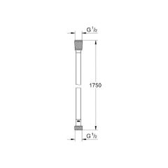 EUPHORİA Cosmo Stick El Duşu, Fırçalanmış Nikel 27400EN0