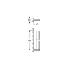 Grohe Essentials İkili Havluluk 40802A01