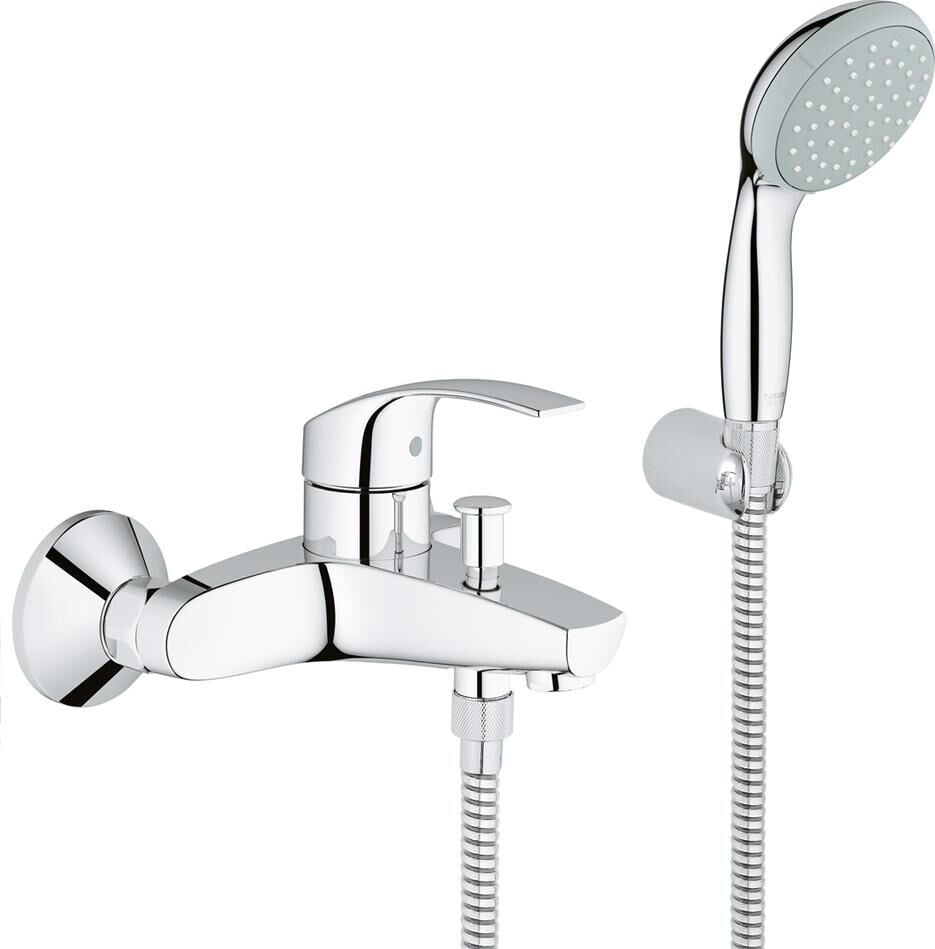 Grohe Eurosmart Tek Kumandalı Banyo Bataryası+duş seti 1/2'' 33302002