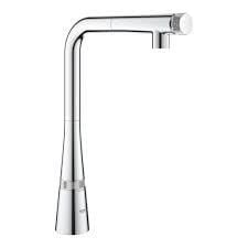 Grohe Eviye Bataryası Spiralli SmartControl Zedra Krom - 31593002