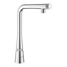 Grohe Eviye Bataryası Spiralli SmartControl Zedra Krom - 31593002