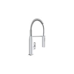 Grohe Eurocube Tek Kumandalı Spiralli Eviye Bataryası - 31395000