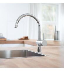 Grohe Eviye Bataryası Döner Borulu Minta Krom - 32917000