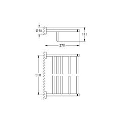 Grohe Essentials Raf Havluluk 604 mm - 40800001