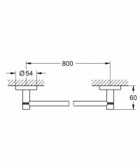 Grohe Essentials Havluluk - 40386001