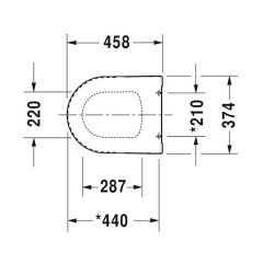 Duravit Klozet Kapağı Me By Starck 0020010000